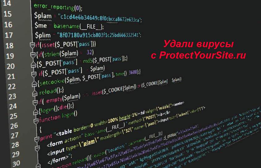 Очистка сайтов от вредоносного кода